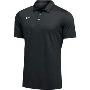 Nike Men's Dri-FIT Polo Shirt – Moisture-Wicking Breathable Mesh Short Sleeve Golf Shirt with 3-Button Placket | Athletic Performance Collared Polo for Sports Business Casual Everyday | Polyester