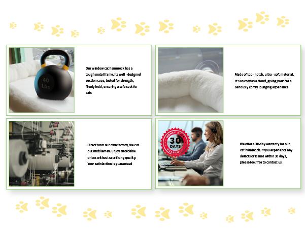 POMESEA Marshmallow Window Perch, Cordless Cat Hammock,Solid Metal Frame, Easy Tool-Free Installation, Patented Hook Design POMESEA Marshmallow Window Perch, Cordless Cat Hammock,Solid Metal Frame, Easy Tool-Free Installation, Patented Hook Design