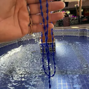 Rosario hilo azul Rey