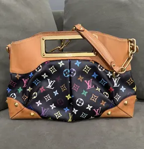 Pre-owned Louis Vuitton Canvas Shoulder Bags Judy Handbag Monogram Multicolor MM