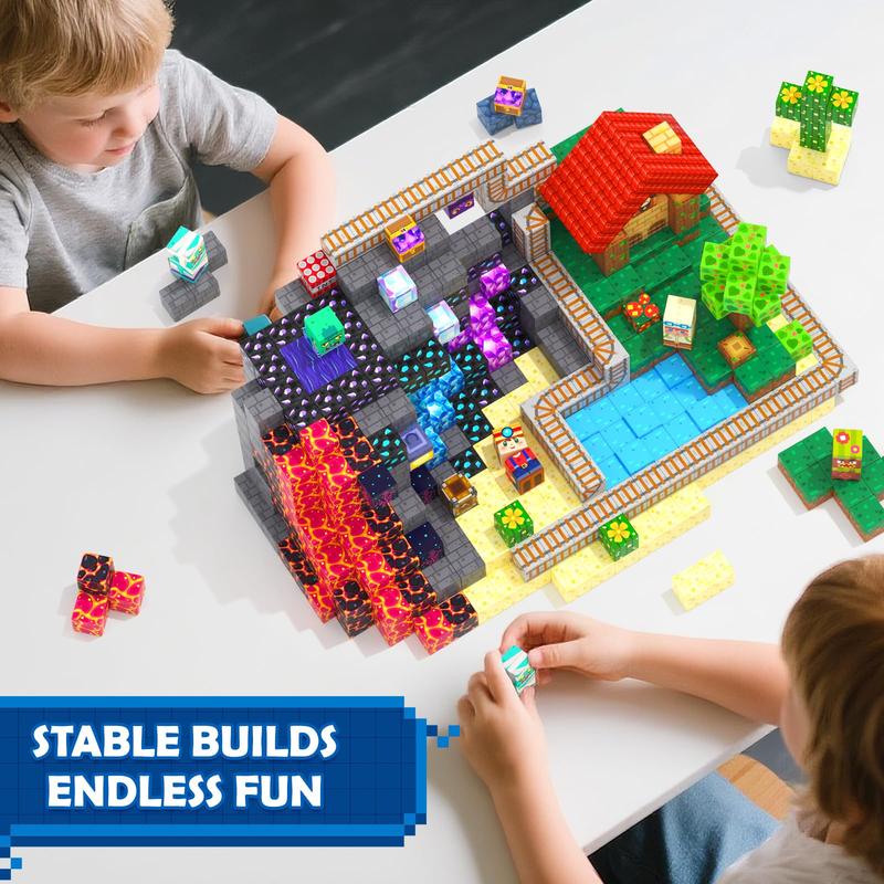 200PCS Magnetic Blocks with Drawstring Bag STEM Educational Sensory Toys Mine Magnet World Birthday Couple Christmas Gifts200PCS Magnetic Blocks with Drawstring Bag STEM Educational Sensory Toys Mine Magnet World Birthday Couple Gifts