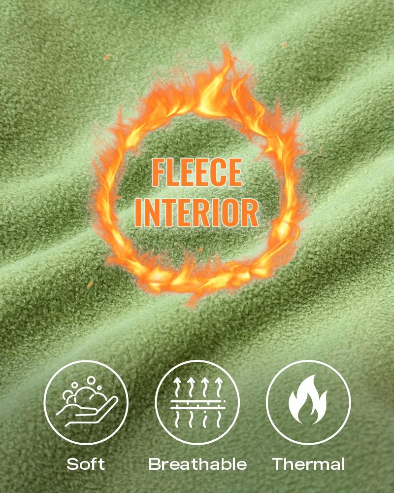 ChicMe Winter Warm High Waisted Workout Athletic Leggings Tummy Control Butt Lifting Ultra Soft Thermal Lined Fleece Lined Yoga Pants Women's Sportswear with Stacked Slit Pockets On One Side ChicMe Winter Warm High Waisted Workout Athletic Leggings Tummy Control Butt Lifting Ultra Soft Thermal Lined Fleece Lined Yoga Pants Women's Sportswear with Stacked Slit Pockets On One Side