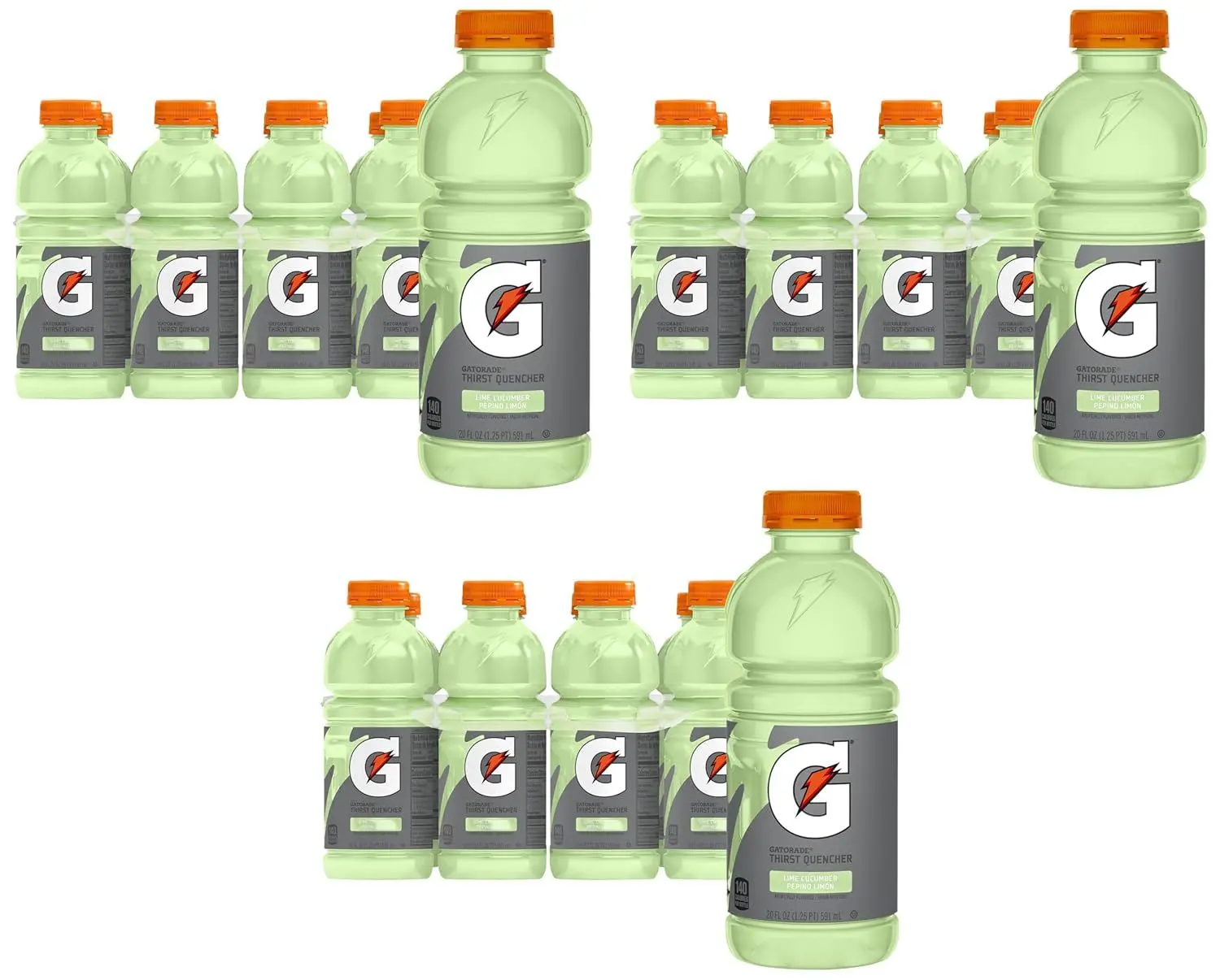 Gatorade Thirst Quencher, Cool Blue, 20 Fl Oz (Pack of 8)