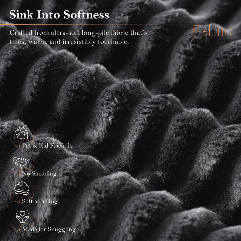 XIZZI U-shaped Modular Sectional Sofa, Compressed Corduroy Fabric, Modern Style Living Room Sofa Bed, Space-Saving Recliner Design - Convertible Corduroy Sectional Sofa