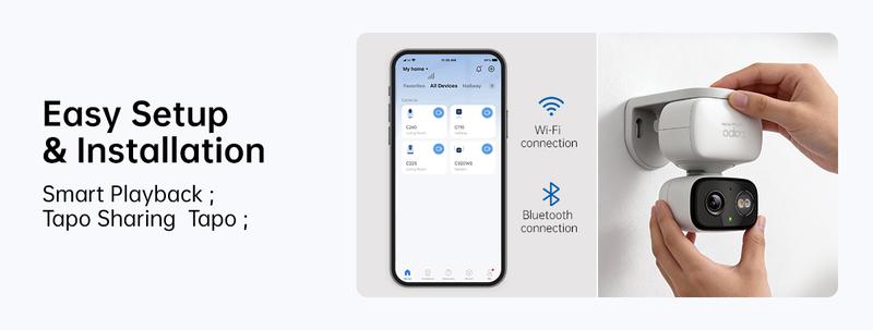 TP-Link & Tapo C216(2-pack) 2K Pan/Tilt Indoor/Outdoor Security Camera with AI Detection, Baby Cry Detect, Motion Tracking, Color Night Vision, 360° Pan/Tilt, No Subscription, Alexa & Google Compatible TP-Link & Tapo C216(2-pack) 2K Pan/Tilt Indoor/Outdoor Security Camera with AI Detection, Baby Cry Detect, Motion Tracking, Color Night Vision, 360° Pan/Tilt, No Subscription, Alexa & Google Compatible
