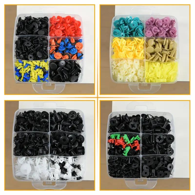 Bepatio 1240pcs Car Care Gift Set - Universal Nylon Retainer Clips & Fasteners Kit for Toyota/GM/Ford/Honda/Chevy, Auto Push Rivets with Cable Ties & Tool - Durable Car Repair Accessories