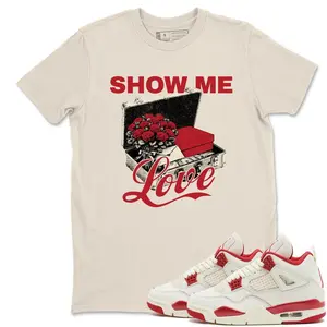 4 Valentines Day Shirt, 4 Valentines Day Graphic T-Shirt, Show Me Love Tee Match Sneaker, Laid-Back Vibe, Always in Style, Soft