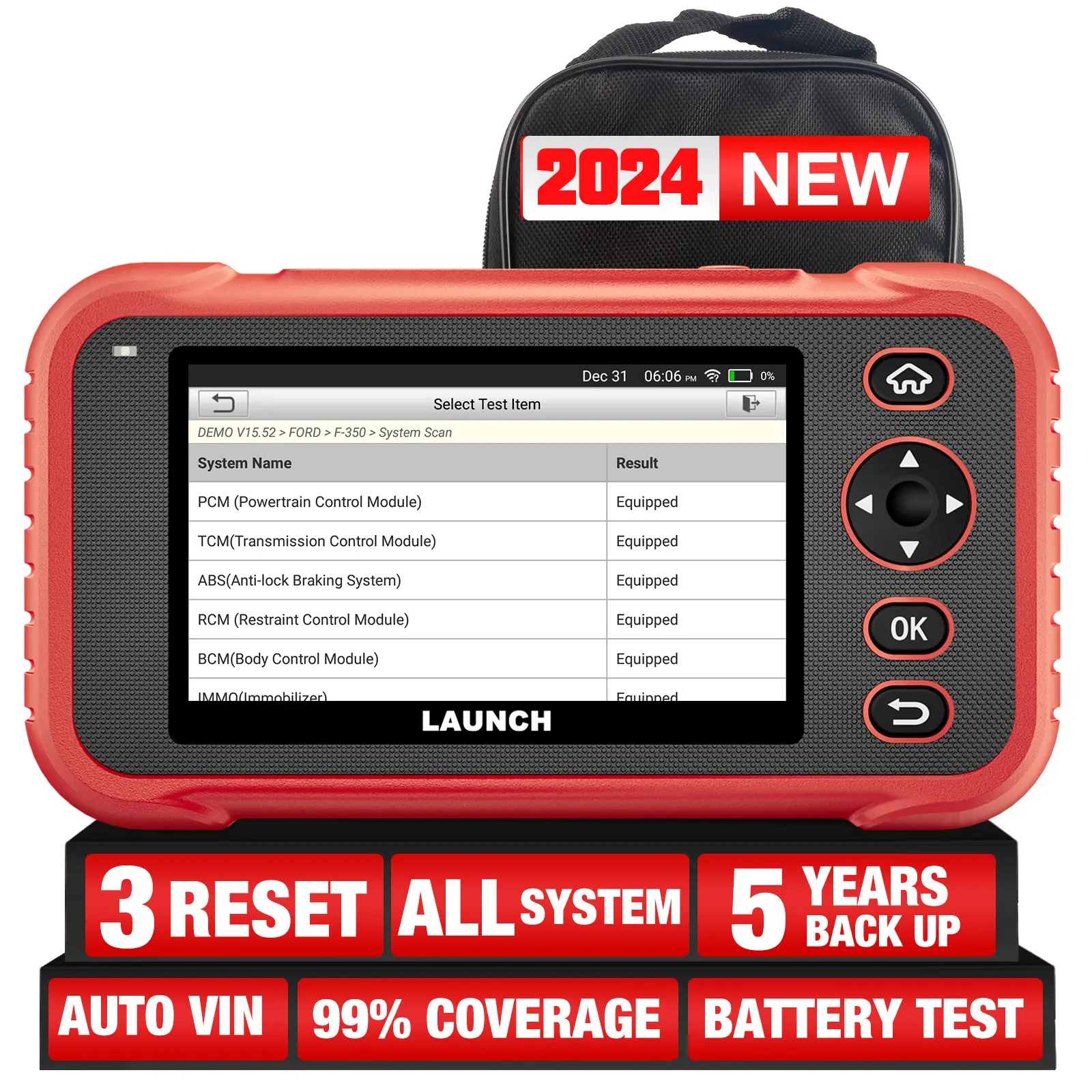 LAUNCH CRP123E Plus Automotive Scan Tool - Wi-Fi OBD2 Diagnostic Tool for 1996+ Cars with 2026 Lifetime Updates, Code Reading, Oil Reset, SAS Calibration, Throttle Adaptation, Auto VIN, Battery Test (Supports Spanish, Russian, Italian, Portuguese)