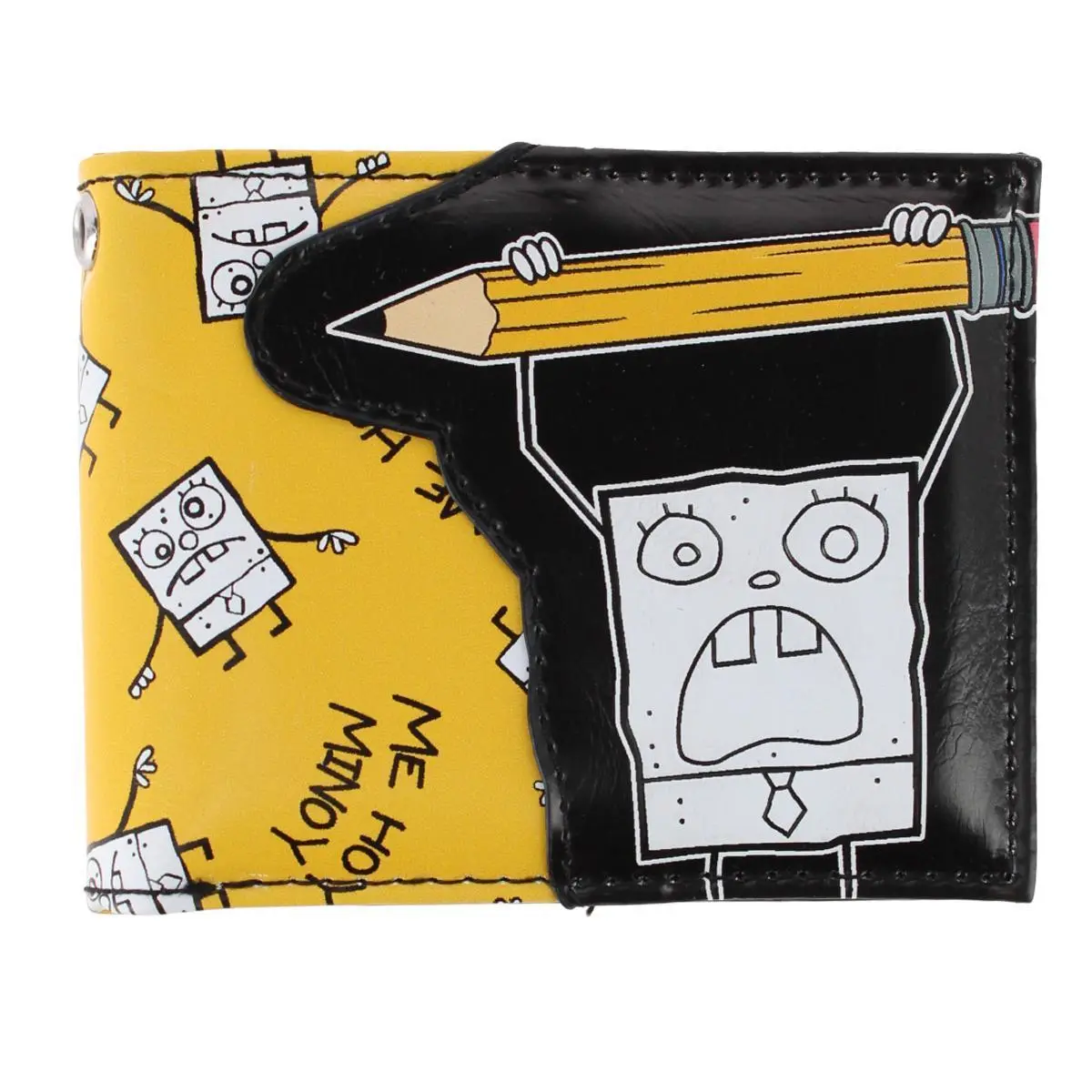 CTM Kid's Spongebob Doodle Bob Bi-Fold Wallet, Bifold Wallets