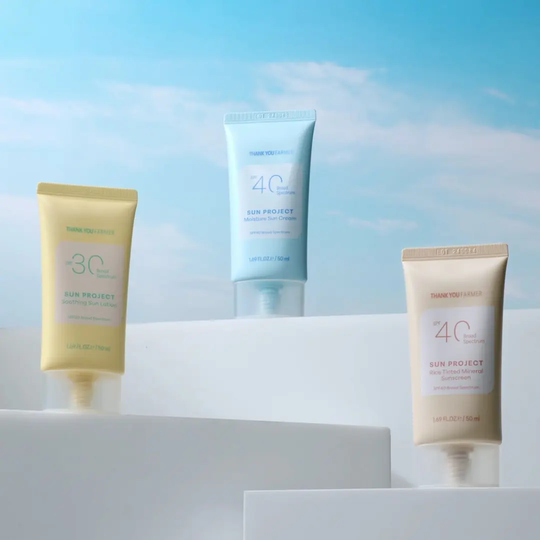 THANKYOU FARMER Sun Project Sunscreens