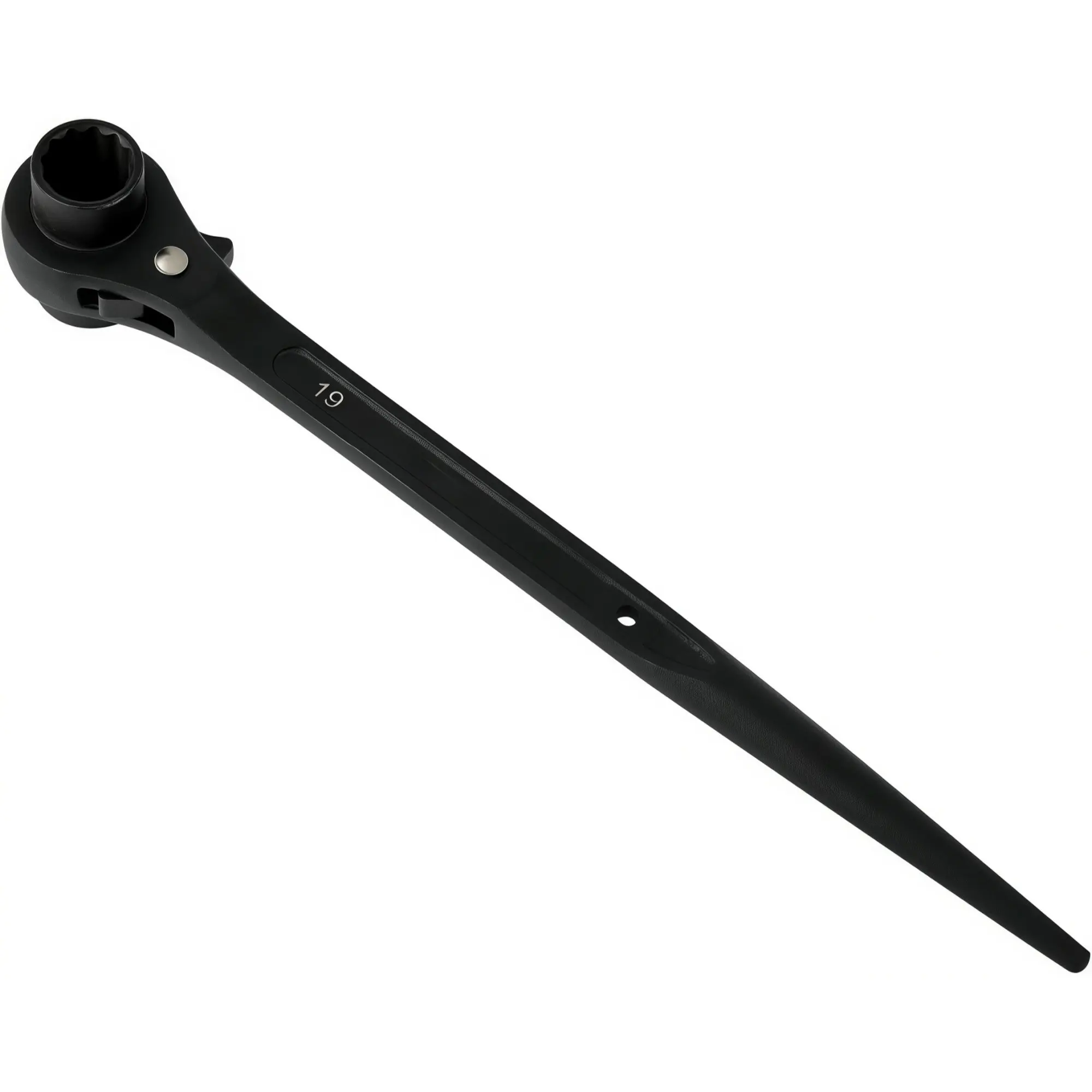 9mmx22mm or 3/4"x7/8" 12-Point Dual-End Socket Ratchet Scaffold Heavy Duty Wrench, Single Piece, Essential Tool for Construction and Maintenance, Ratcheting Wrench Tool, Ratchet Wrenches