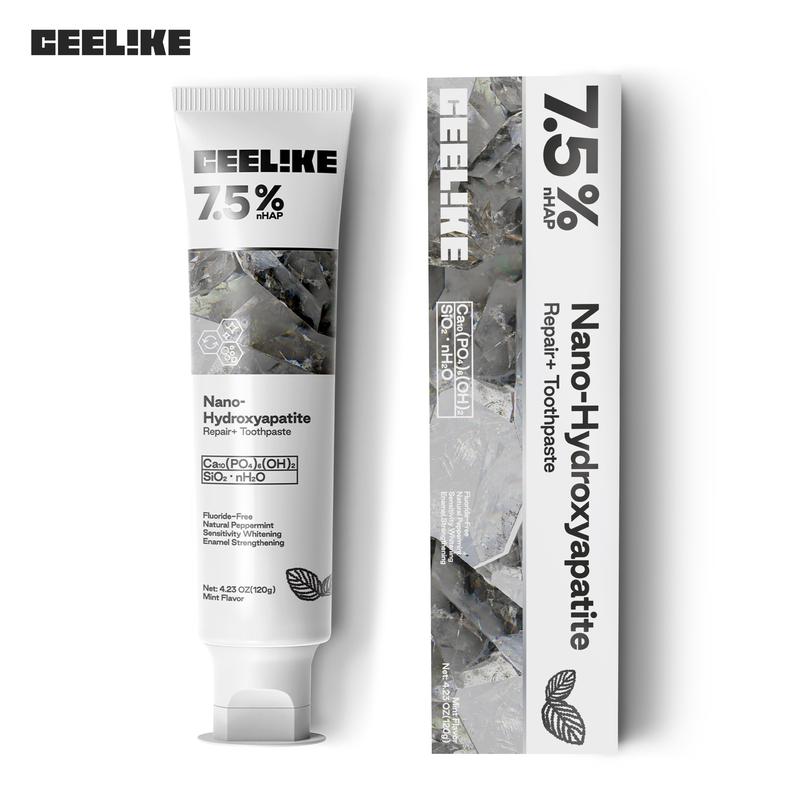 Ceelike Fluoride-Free Hydroxyapatite Toothpaste | Enamel Repair & Fresh Breath | Gentle Mint Flavor | 4.23 oz Oral Care