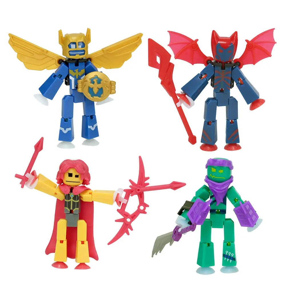 StikBot Legendz Hero Pack | Series 1 - Valor, Ruebell, Dominus