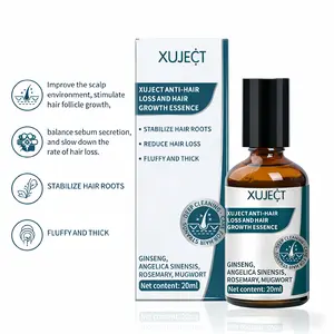 XUJECT Anti-Hair Loss & Hair Growth Essence 20ml BOGO - Ginseng Angelica Sinensis Rosemary Mugwort for Scalp Health and Follicle Growth