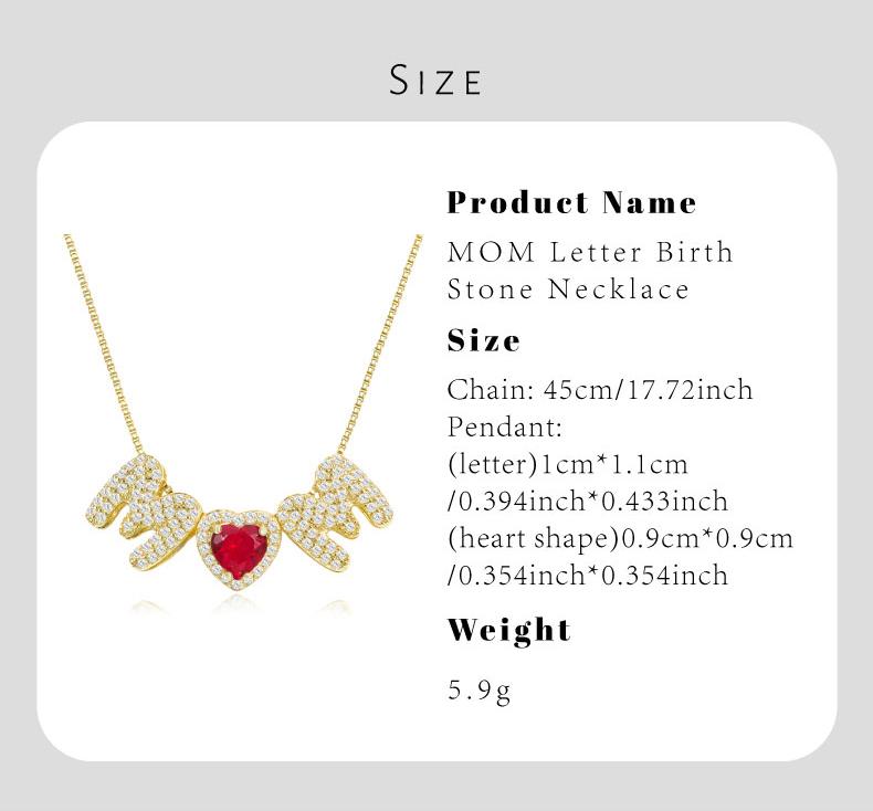 GGIRL Heart Birthstones Necklace For Mom, 18K Gold Plated Heart Birthstones Bubble Pendant Necklaces For  Mom Wife Dainty Jewelry Gift For Mother's Day Birthday For  TikTokShop HolidayHaul
