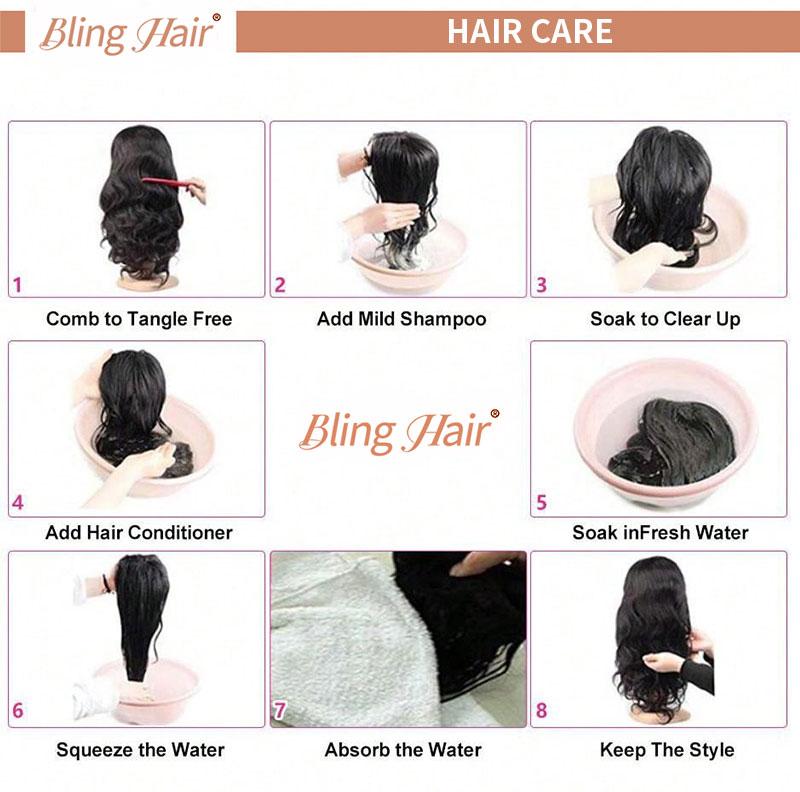 Bling Hair 34inch Reddish Brown Body Wave Pre Plucked 13x4 13x6 Hd Lace Frontal Human Hair Wig Brazilian Wavy Color Wig for Black Women with Baby Hair 34inch TikTokShopHolidayHaul