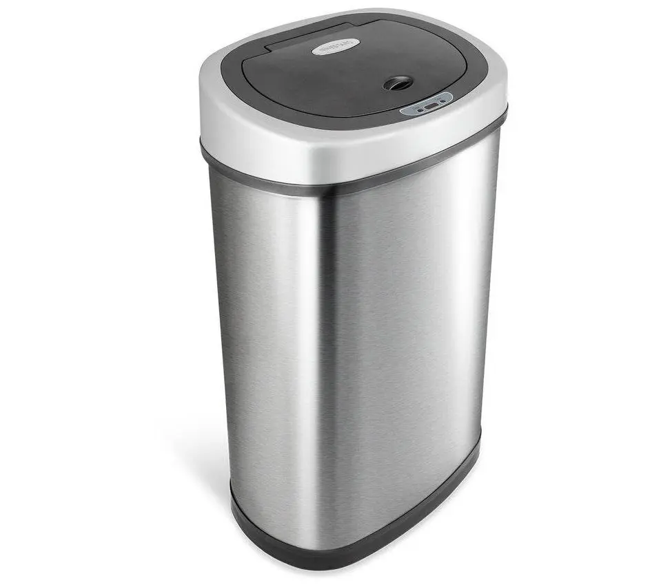 NINESTARS Touchless Motion Sensor 50L Trash Can