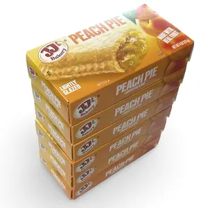 JJ's Bakery Peach Glazed Snack Pies 4oz (Pack of 6)