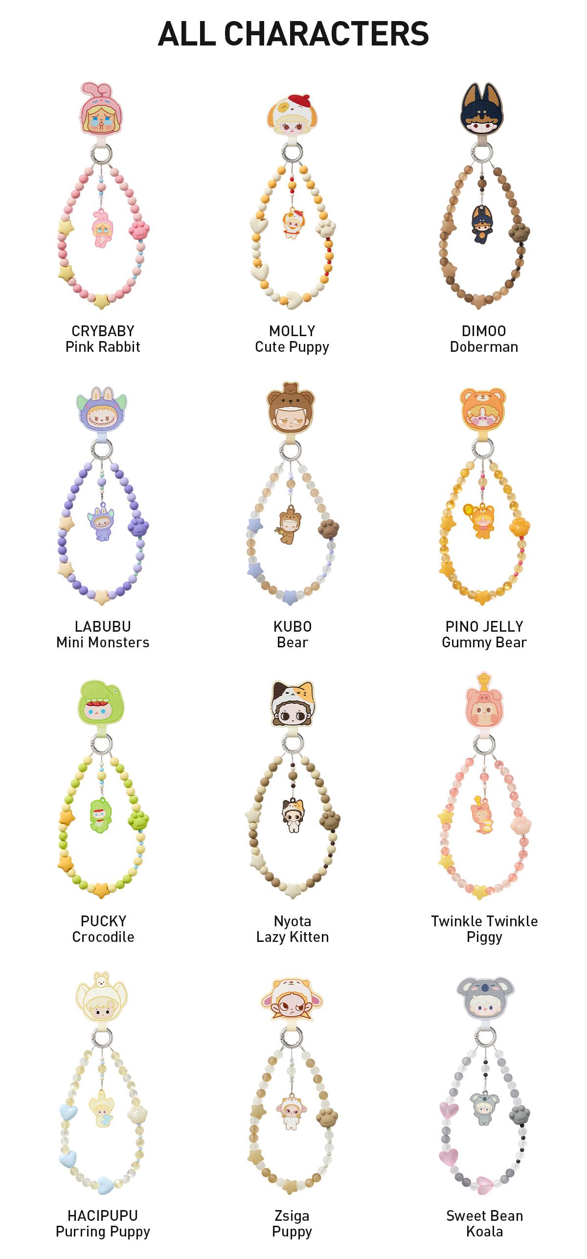 [Spanish] – POP BEAN – Fiesta de Pijamas – Colgante para Teléfono en Caja Sorpresa