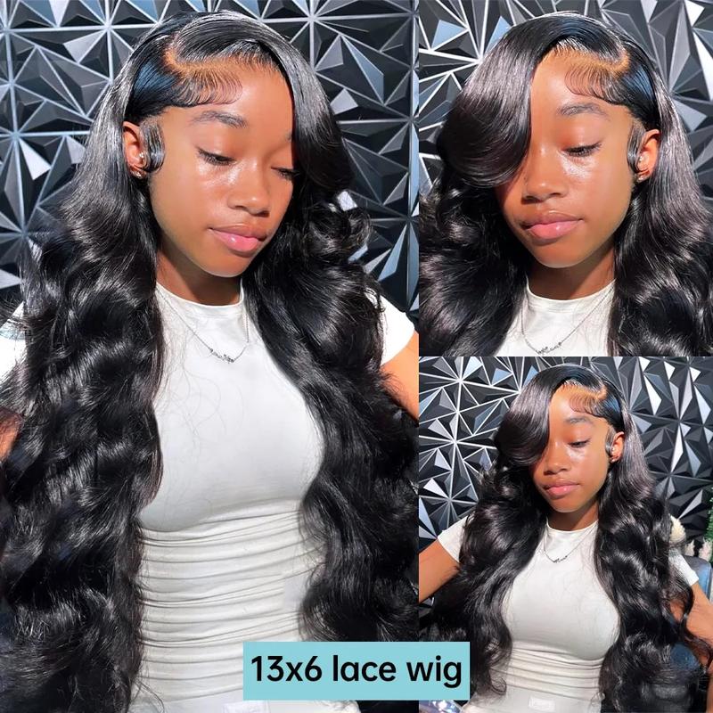 Bling Hair Body Wave 13x4 13x6 Hd Transparent Lace Front Wigs Human Hair Wig Brazilian 30 32 Inch Body Wave Lace Frontal Wig For Women 180Density