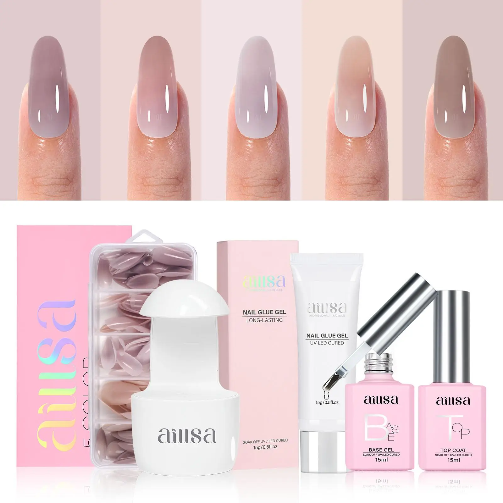 Oval Nail Full Set