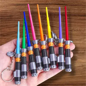 Compact Extended Keychain Lightsaber The Force in Your Pocket Keychain