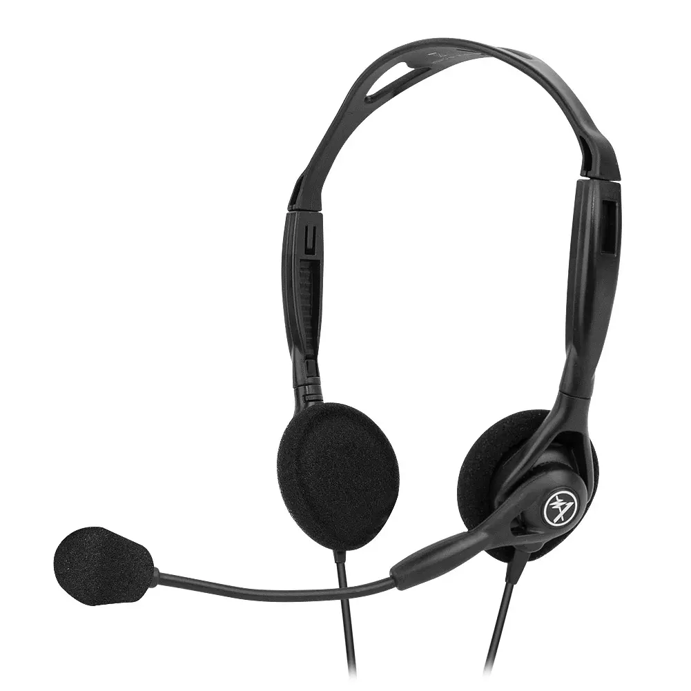Andrea NC-125 Noise Canceling Stereo PC Headset with Dual 3.5mm Plugs