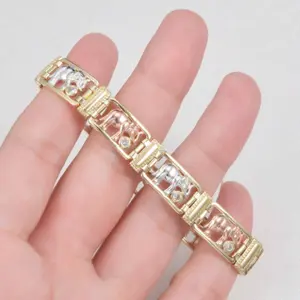14k gold-plated elephant bracelet for women, Valentine's Day gift for mom, Valentine's Day present, gift for mother, gift from mom.