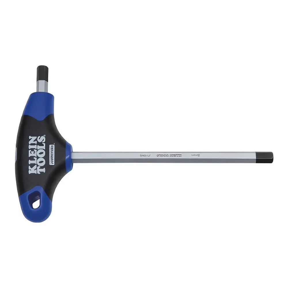 Klein Tools 8mm T Handle Hex Key 6" Allen Wrench for Mechanics DIY & Professional Repair