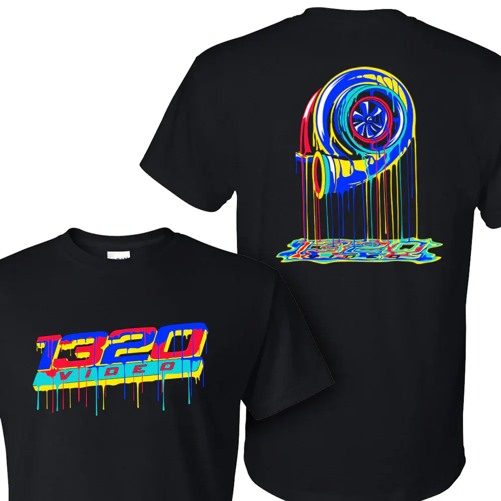 Street Racing Turbo T-shirt, Soft Casual Drip Clothing for Car Enthusiasts, Unisex Shortsleeve Graphic Top, Streetwear, Turbo Drip Art, Vibrant Print, Retro Look, Lightweight Tee, Fitted Cut, Tshirt, Menswear, Stylish
