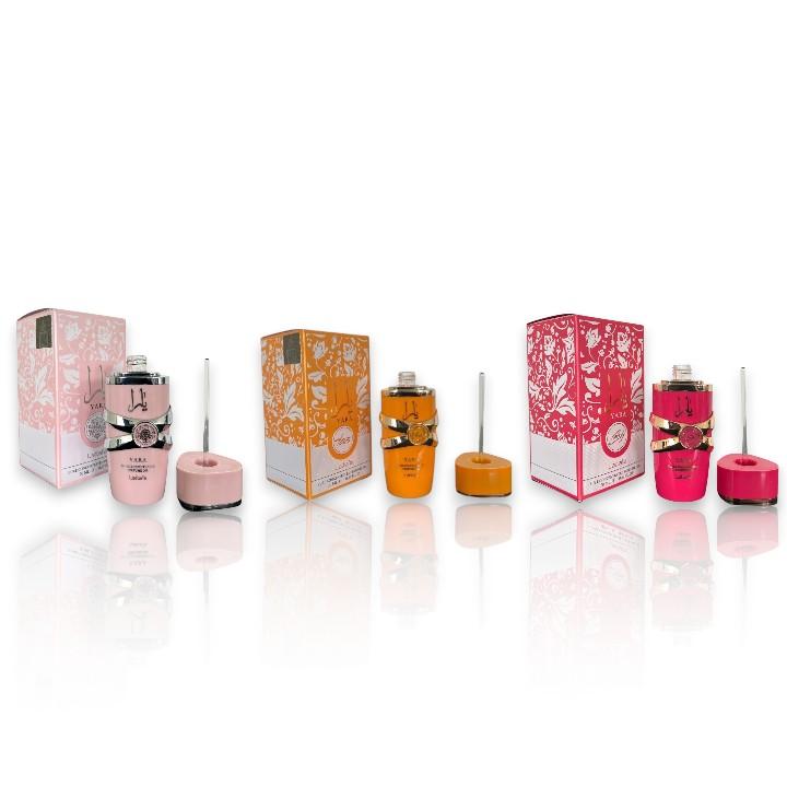 Lattafa Perfumes | Yara Concentrated Oil + Yara Tous Concentrated Oil + Yara Candy Concentrated Oil | Fragrance Gift |Eau De Parfum | 20 ML - 0.67 oz | Vanilla -Sweet & Powdery Notes