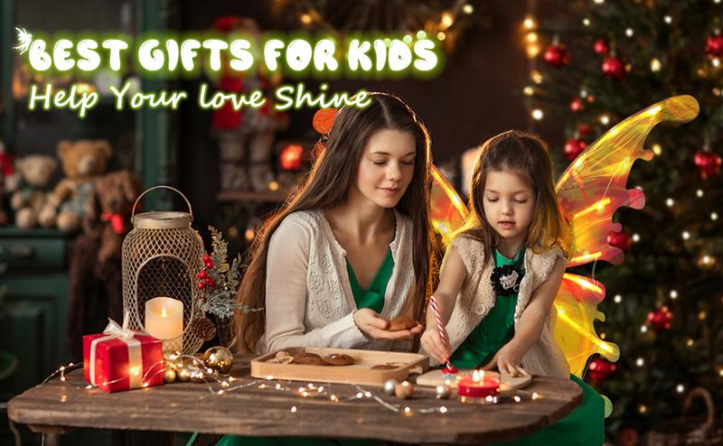 Electric LED Fairy Butterfly Wings with Lights & Music, Light Up Moving Costume Wings for Girls & Women, Multicolor Princess Dress Up Toy for Halloween, Birthday, Christmas, Party, Cosplay & Role Play