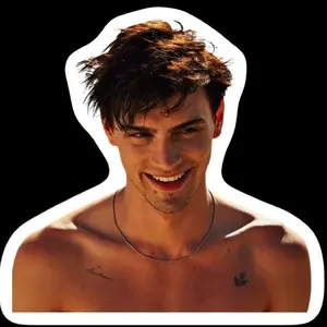 Nick Leister Sticker - Gabriel Guevara My Fault Movie Decal - Water Bottle & Laptop Sticker - Bad Boy Aesthetic Vinyl Sticker