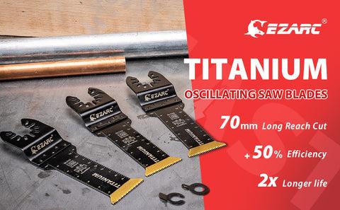EZARC 1-1/4 in. Extra Long Titanium Oscillating Blade For Wood/Metal /Hard Material,OLTi32M Saw Cutting, FathersDayGift