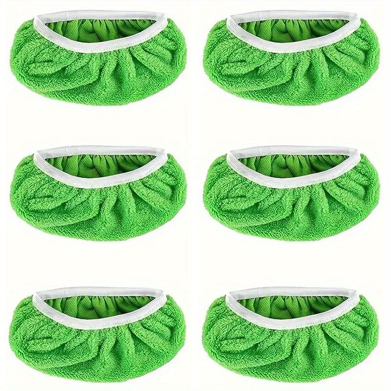 10 Pack Reusable Microfiber Mop Pads - Machine Washable, Fits Swiffer Sweeper, Wet & Dry Cleaning Cloths, Ideal for Hardwood, Marble, Tile & Laminate Floors