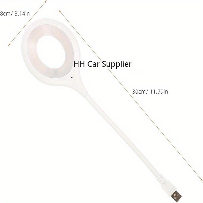 1pcs Voice Control USB Reading Flexible Gooseneck Led Light for Bedside Reading Soft Night Light Smart Voice Activation for Bedroom Office and Study Use