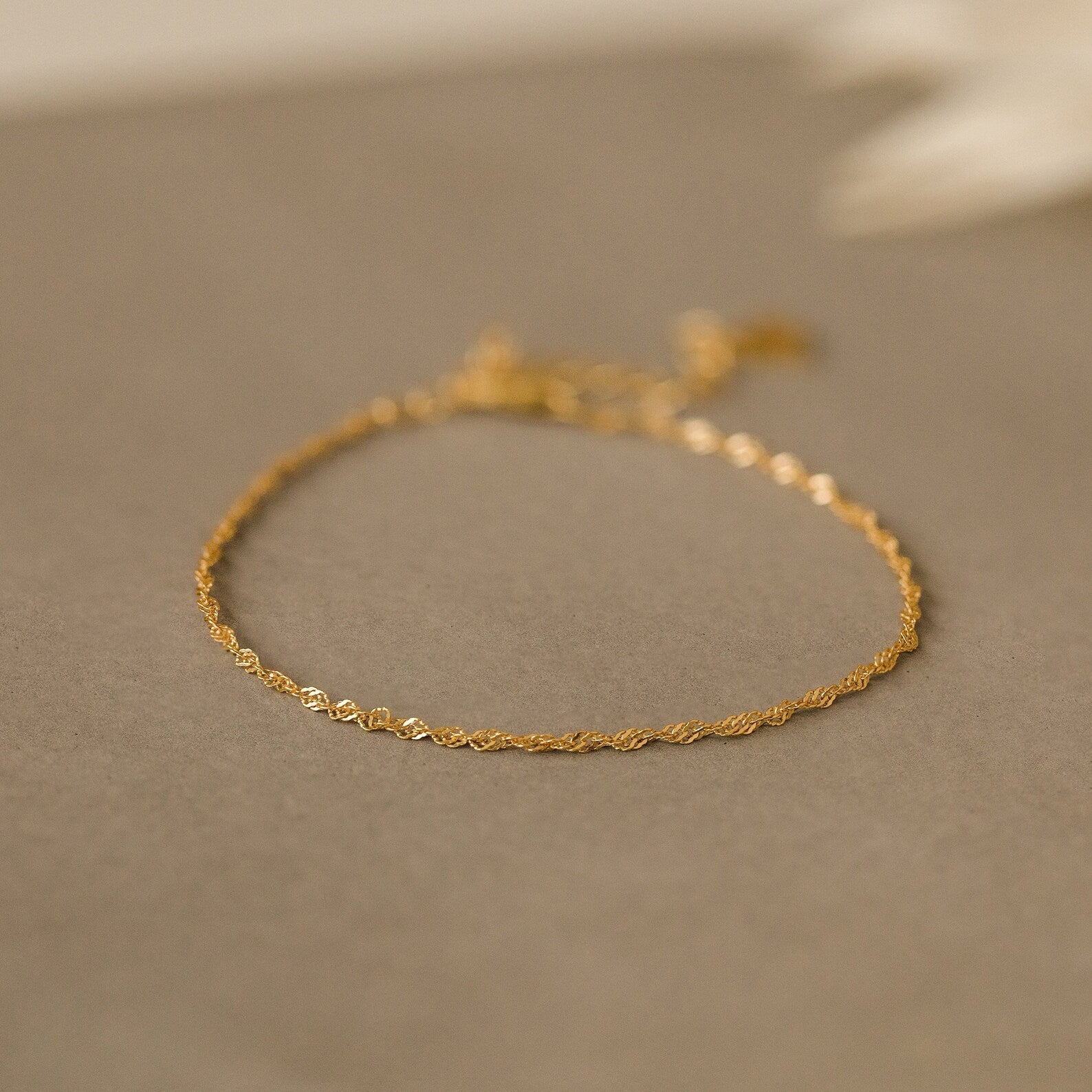 Singapore Twist Bracelet by Caitlyn Minimalist
