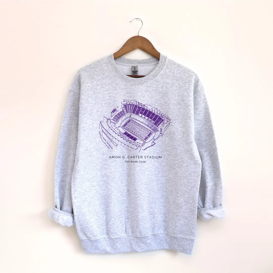 TCU Football Stadium Sweatshirt