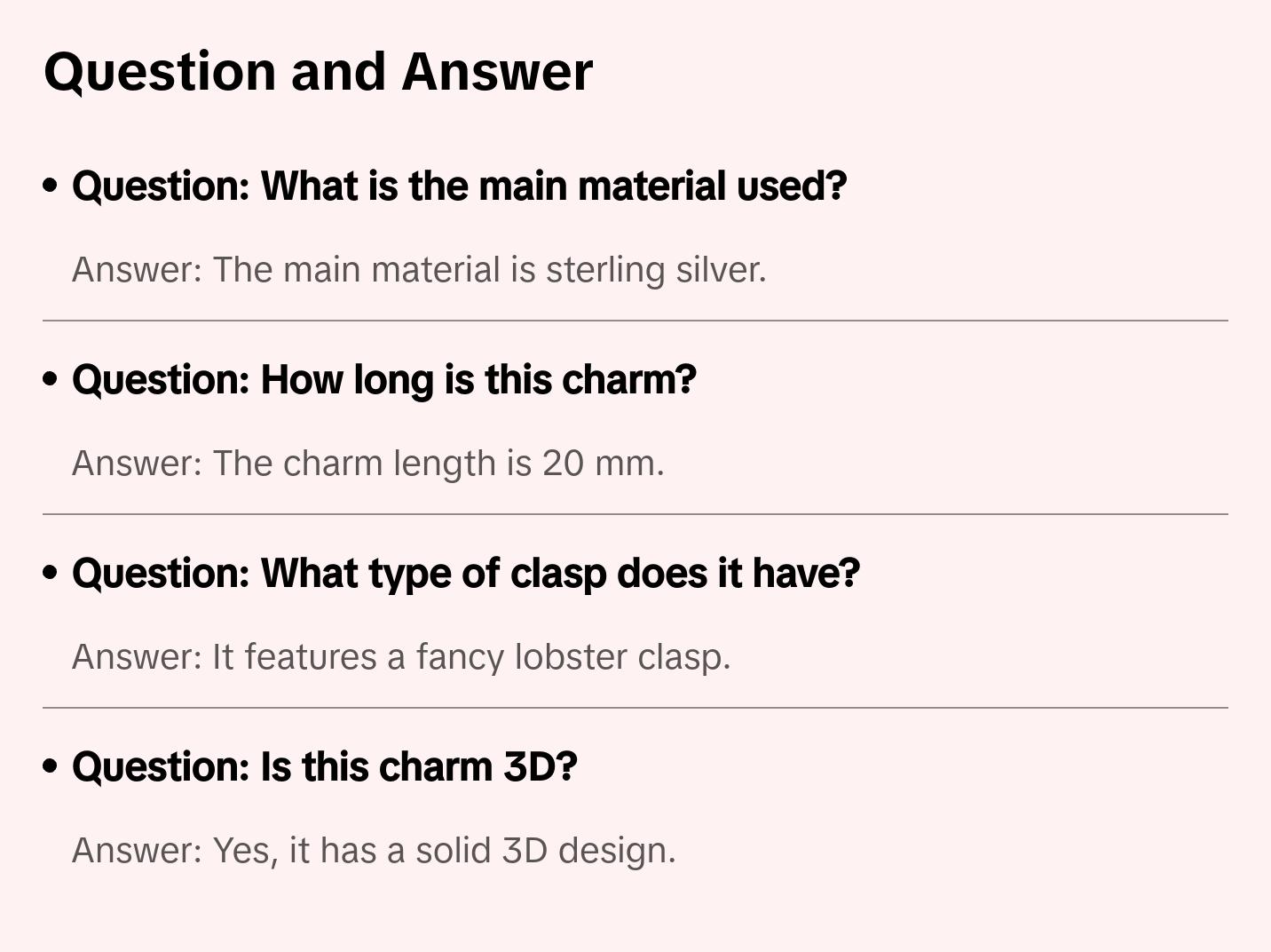 Amore La Vita Sterling Silver Rhodium-plated Polished 3-D Passport Charm with Fancy Lobster Clasp