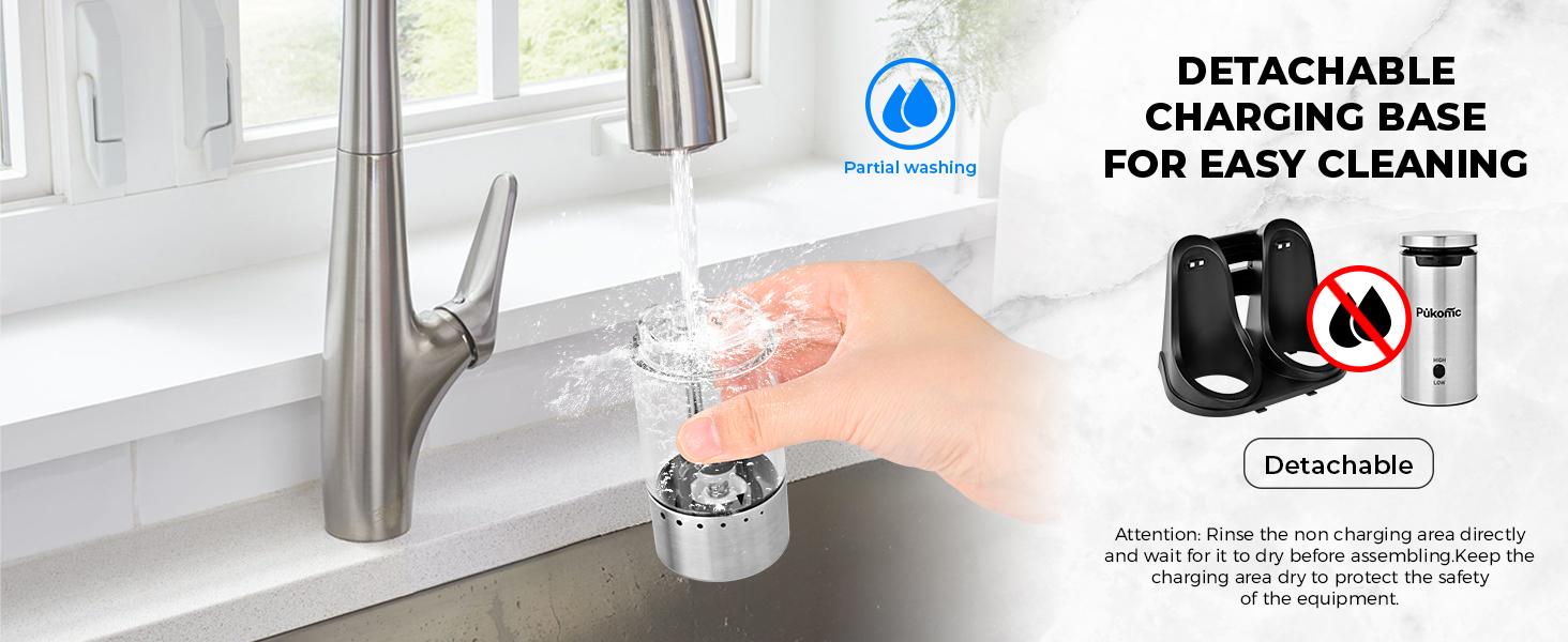 Pukomc Smart Herb Grinder – 6-Speed Adjustable, Rechargeable with LED Light, Quick One-Touch Use & Detachable Design. Includes 12 Blends & Extras.