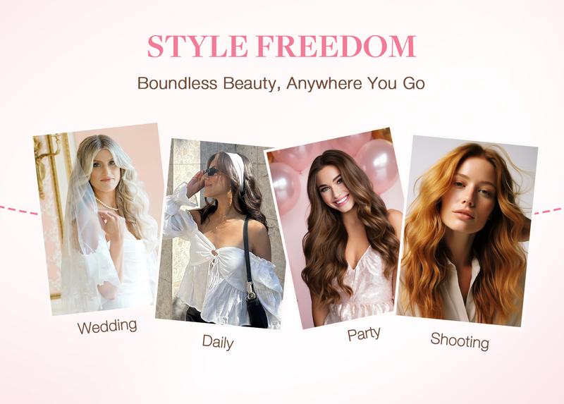 GOO GOO Invisi Edge Tape in Hair Extensions Straight Human Hair, 14inch-24inch 20pcs 50g, Seamless Injected Tape, Virgin Remy Hair, Natural Look