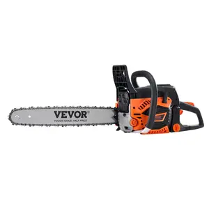 VEVOR Gas Chainsaw 52CC 18" 2.55HP Gasoline Powered Chain Saw for Tree Wood Branch Cutting Tree Trimming Land Clearing Farm Garden Ranch Forest Cutting Use