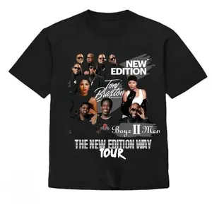 New Edition 2026 Tour T-Shirt Sweatshirt Hoodie, The New Edition Way Tour Shirt, New Edition Boyz II Men Toni Braxton Concert Tee, Classic R&B Music Fan Shirt
