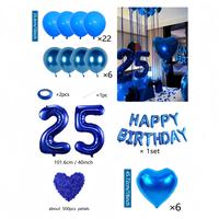 25th Birthday Balloon Set