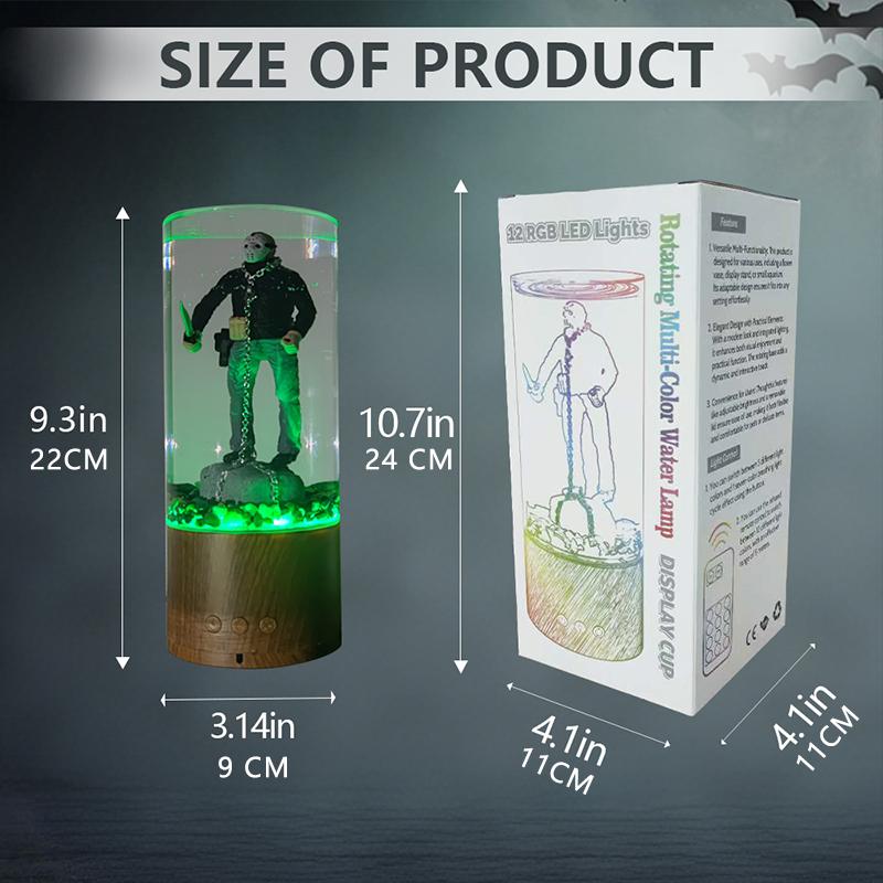 Upgraded Rotating Lighting Hydroponic Vase, Movie Decorative Water Lamp, Desktop Decorative Arrangement, Birthday and Halloween Decorations and Gifts. Upgraded Rotating Lighting Hydroponic Vase, Movie Decorative Water Lamp, Desktop Decorative Arrangement, Birthday and Halloween Decorations and Gifts.