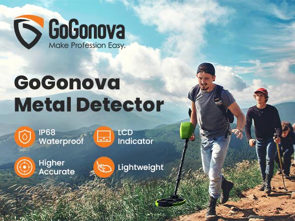 【Spring Treasure Hunt】GoGonova Waterproof Metal Detector for Adults & Kids with 8" Search Coil All Metal & Disc Modes Portable Tool Kit Adjustable Stem IP68 Rating Lightweight Design LCD Display Durable Shovel Anti-interference Headphones 【Spring Treasure Hunt】GoGonova Waterproof Metal Detector for Adults & Kids with 8" Search Coil All Metal & Disc Modes Portable Tool Kit Adjustable Stem IP68 Rating Lightweight Design LCD Display Durable Shovel Anti-interference Headphones