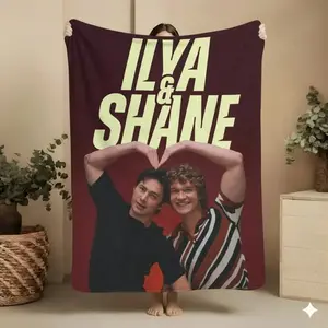 Vintage Heated Rivalry Fleece Blanket Cozy LGBT Pride Throw Soft Pink Hip-Hop Lover Office Use Bold Poster Artwork Football Season Gift Personalized Photo Face Plush Toothless Light Fury Mexico Flag Home Decor Christmas Birthday Mothers Day Gift