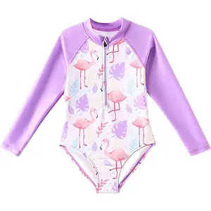 Angel season Girls Swimsuits Kids Bathing Suit One Piece Swimwear with UPF 50+ Cute