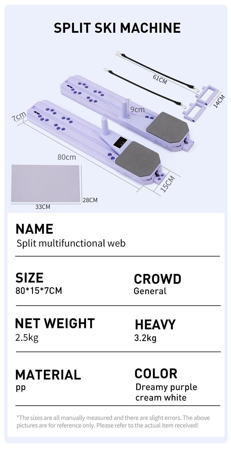 2.0 Multi-functional Adjustable Ab ExerciseBoard, Split Ab Slide Roller Board, Home PilatesReformer with Knee Mat for Home Gym Core & AbStrength T