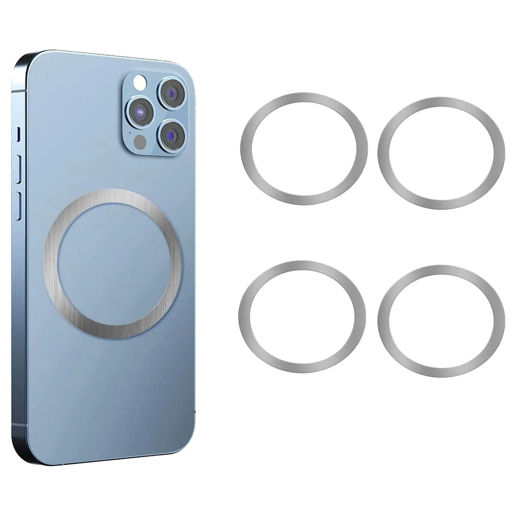 5-Pack Magnetic Ring Stickers for MagSafe Compatibility
